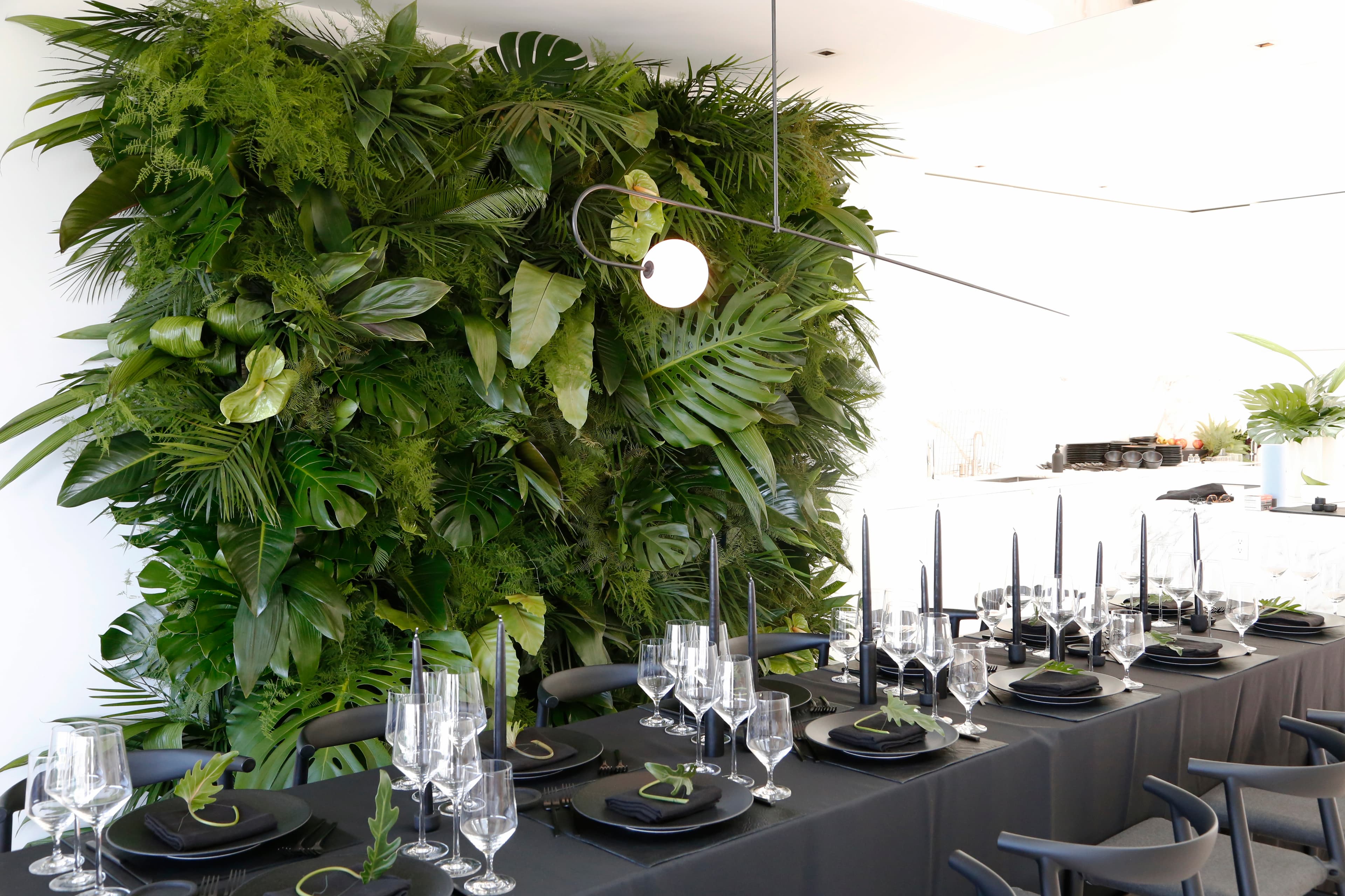 Botanical Walls plant styling by The Plant Library.