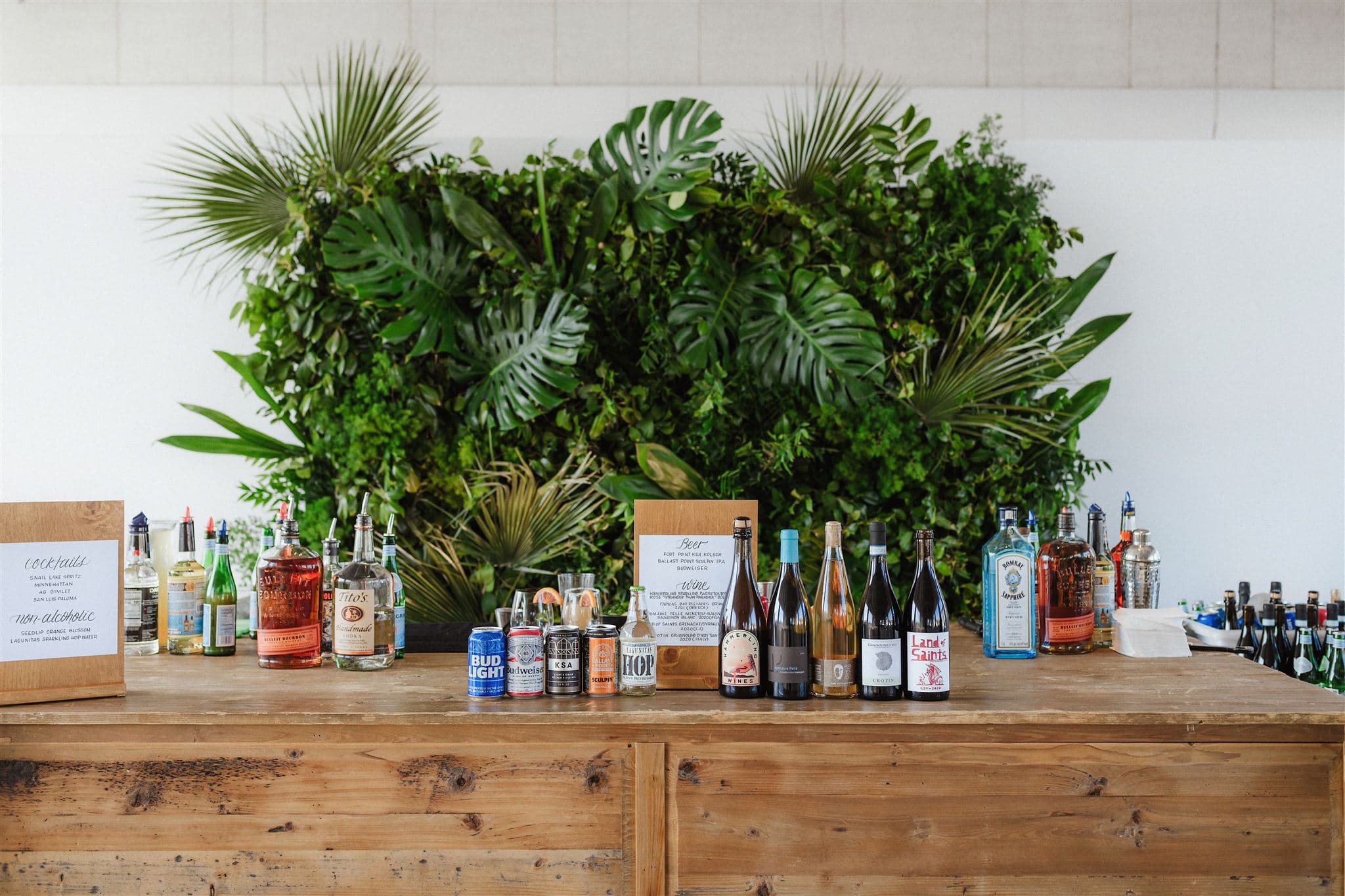Botanical Walls plant styling by The Plant Library.